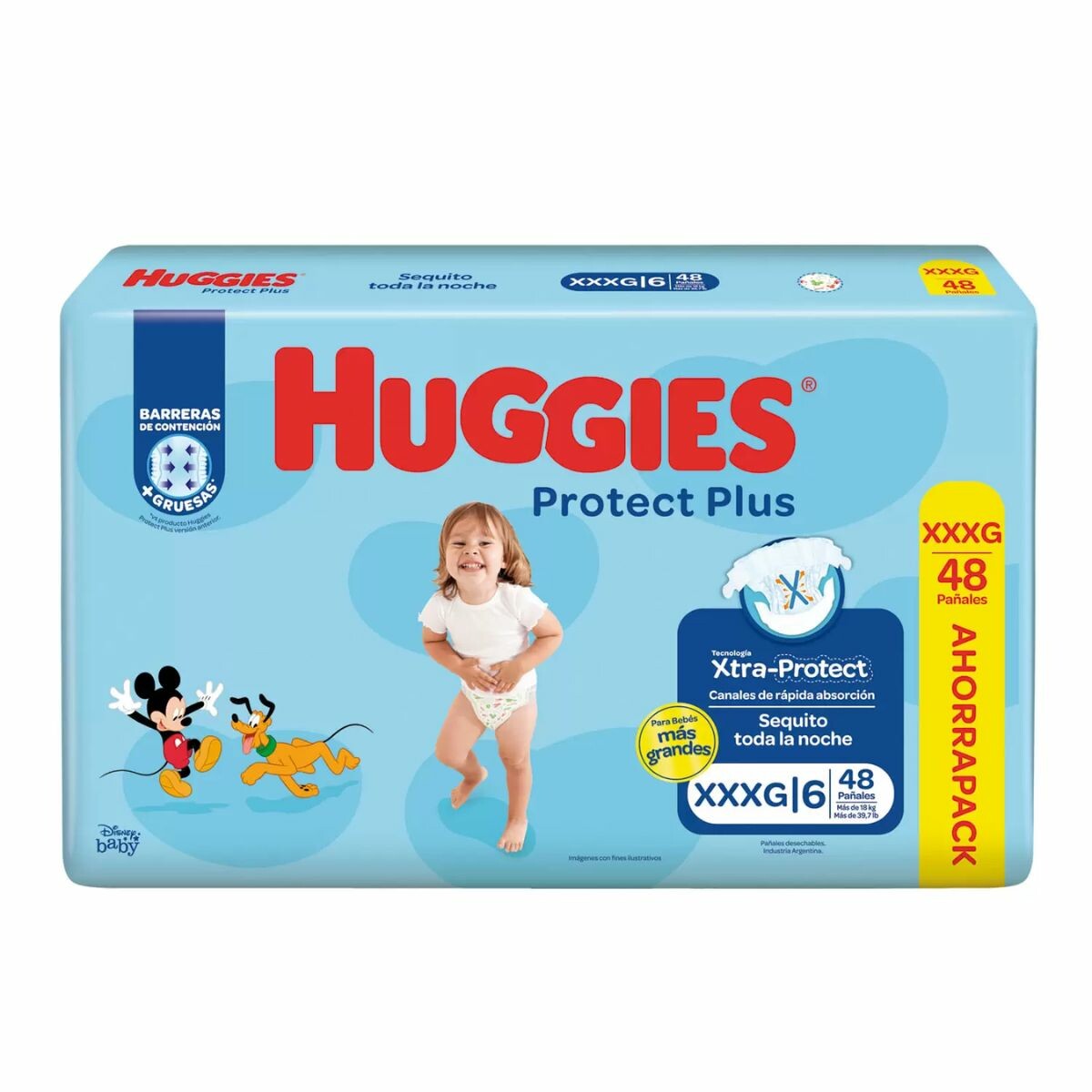 Huggies protect plus XXXG x 48 unidades